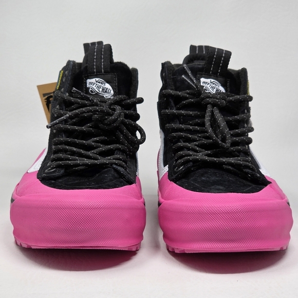 VANS SK8 Hi MTE-2 Hiking Boots Men's Sz 4.5 / Women's 6 Dip Pink Black Suede New - Picture 8 of 12